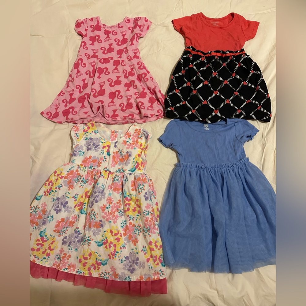 Bundle of four 3T Dresses